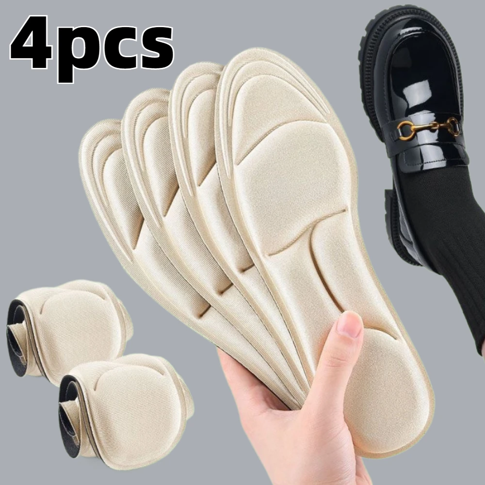 4PCS 5D Massage Memory Foam In - Insole Memory Foam recension och pris
