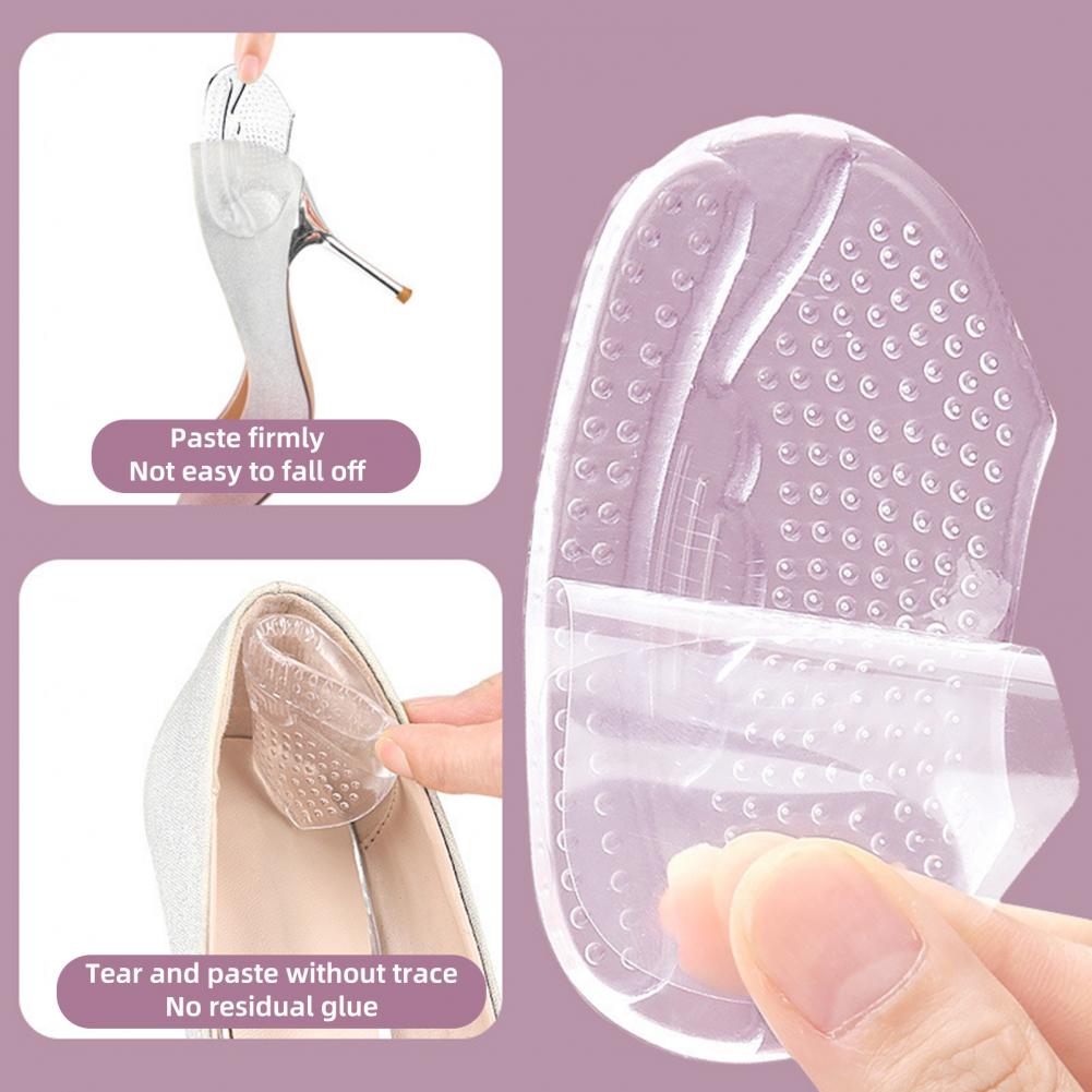 1 Pair Gel Heel Pad Self-adhes - Heel Liner Grip recension och pris