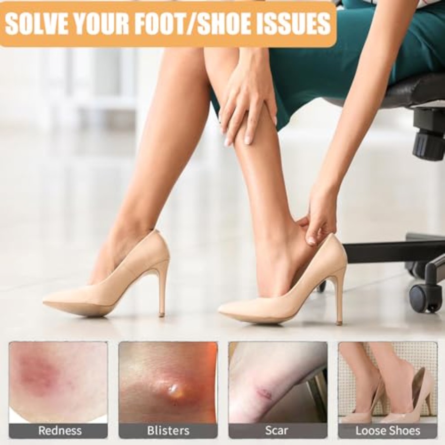 6 Pairs Heel Cushion Liners fo - Heel Liner Grip recension och pris