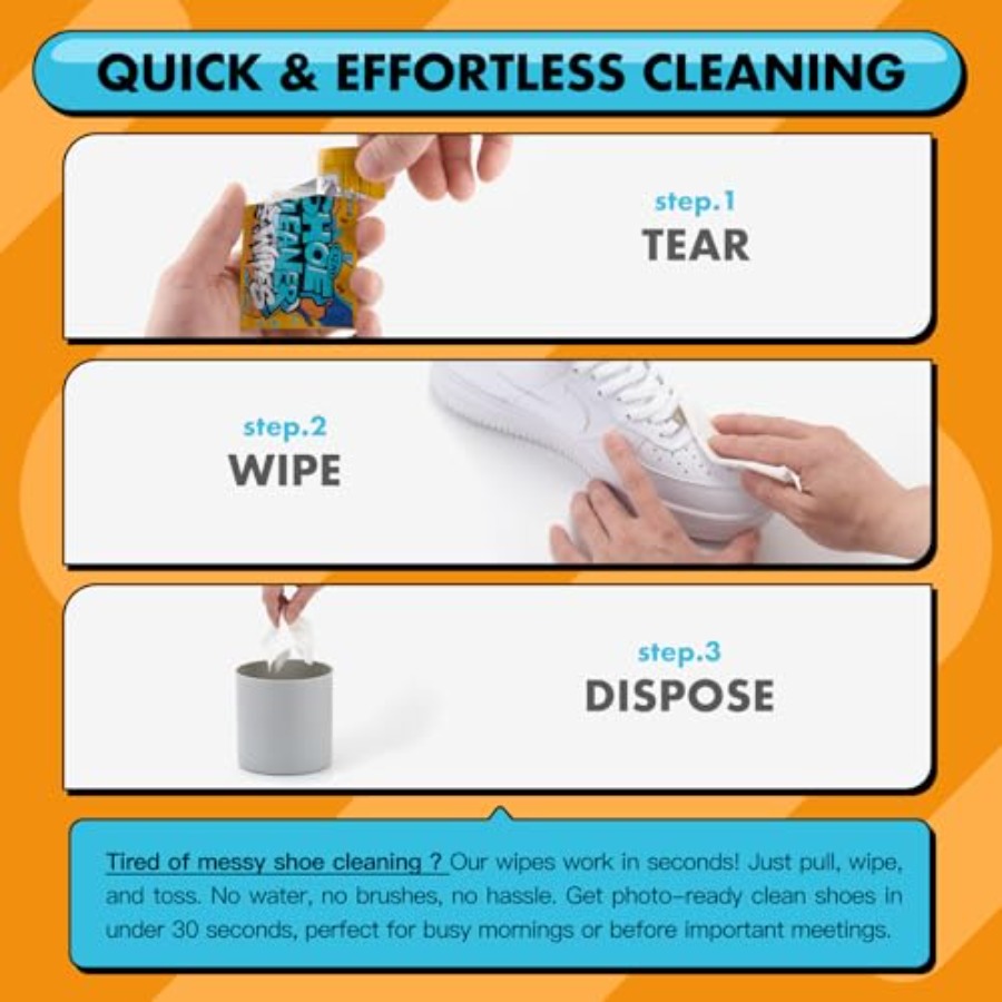Shoe Cleaner Wipes, Shoe Clean - On Sneaker Care recension och pris