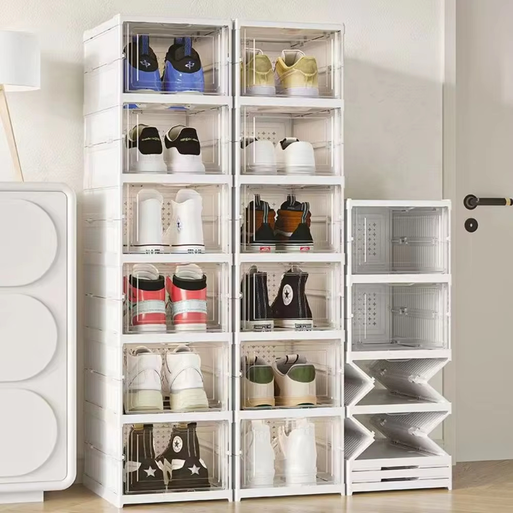 3/6 Layers Foldable Shoes Stor - Sneaker Case recension och pris