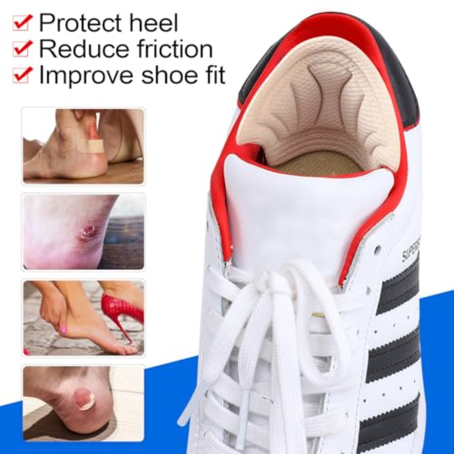 Back of Heel Cushion Pads, Adh - Heel Liner Grip recension och pris